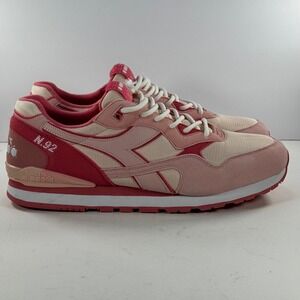 Diadora N.92 Men's Pink Beige Running Lifestyle Sneakers Shoes Size 13 US